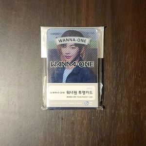 KPOP WANNA ONE TRANSPARENT CARD 25pcs